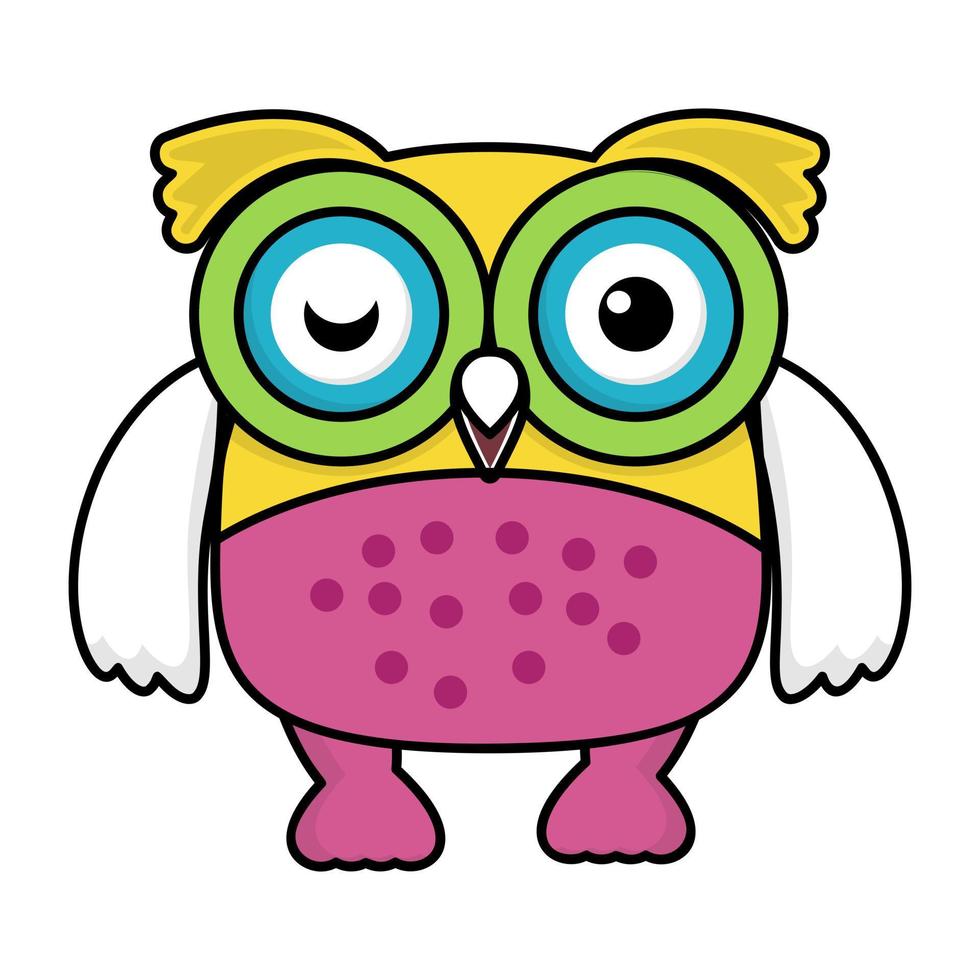 Trendy Owl Concepts vector