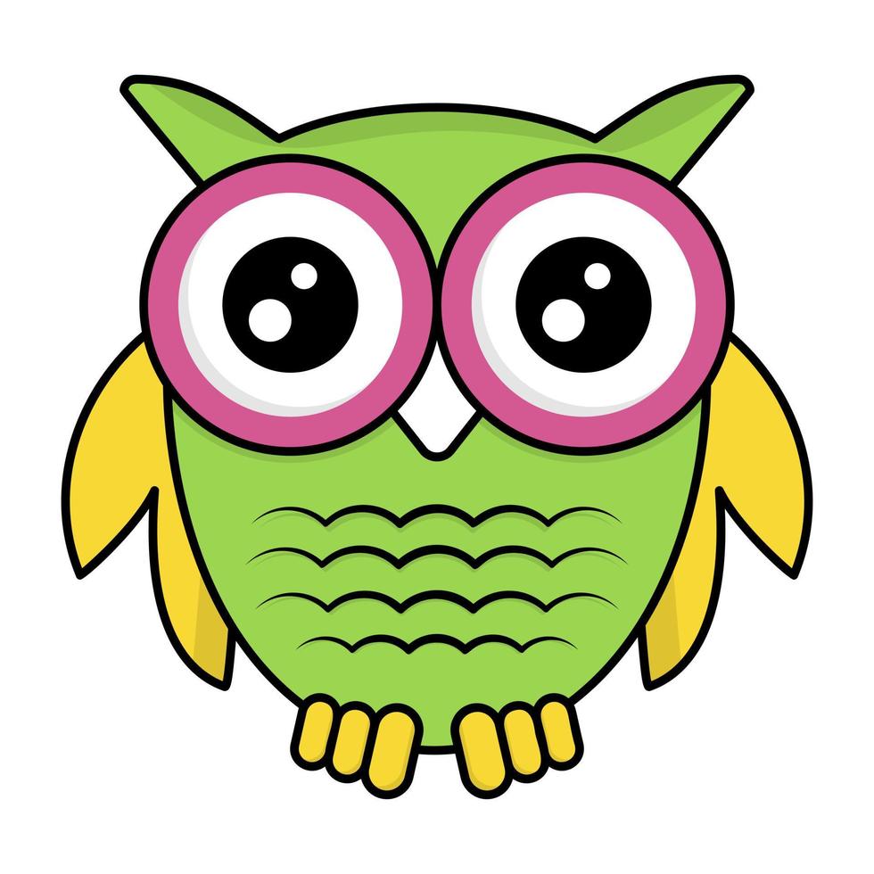 Trendy Owl Concepts vector