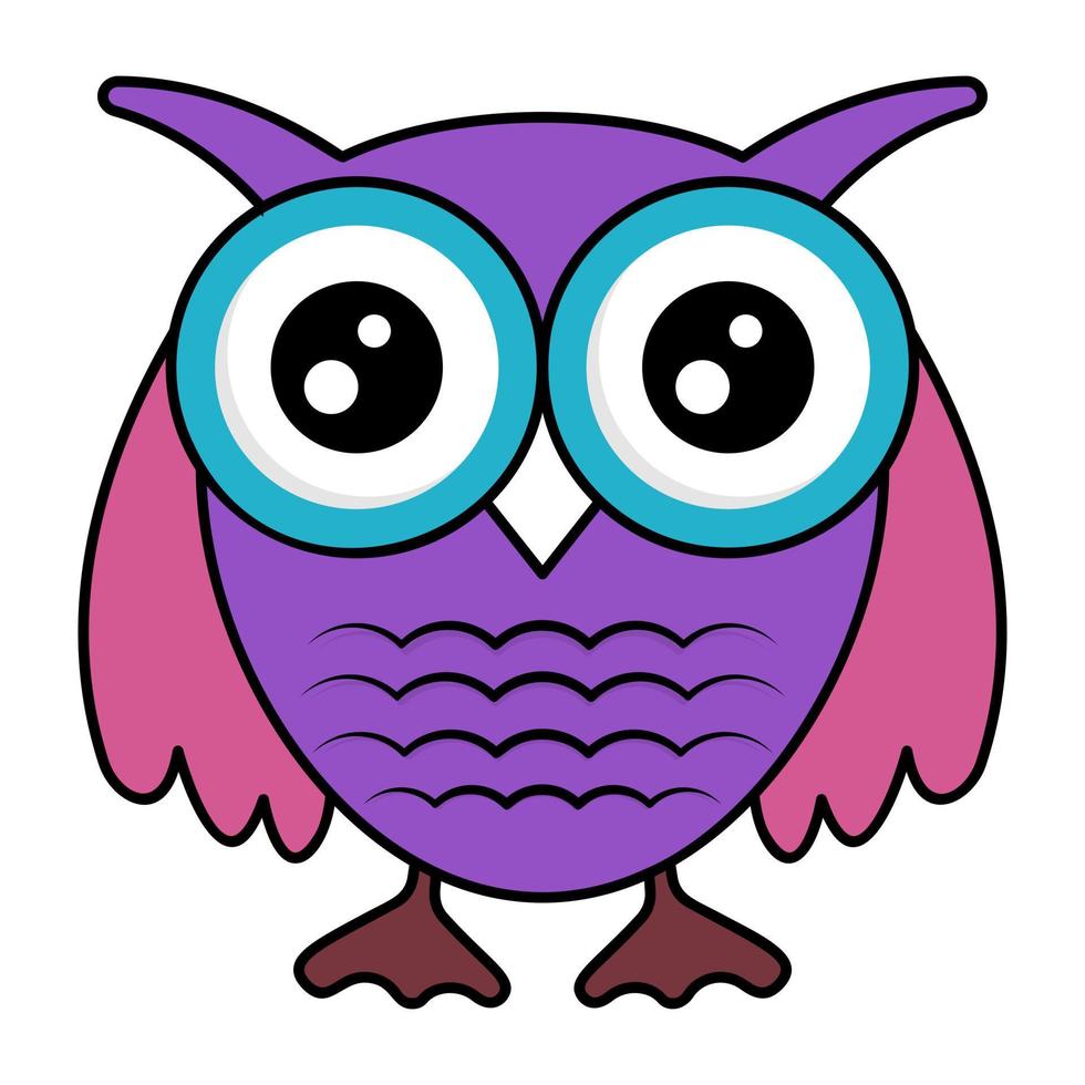 Trendy Owl Concepts vector