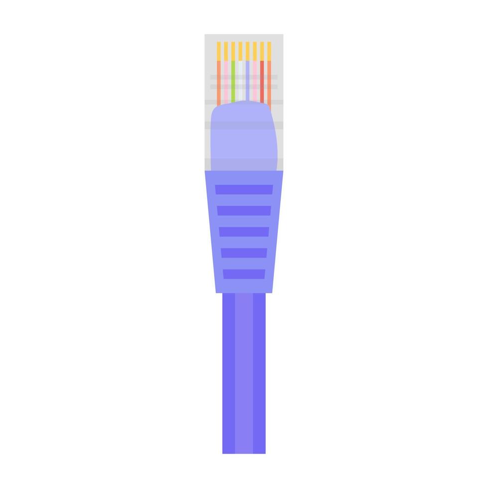 Ethernet Cable Concepts vector