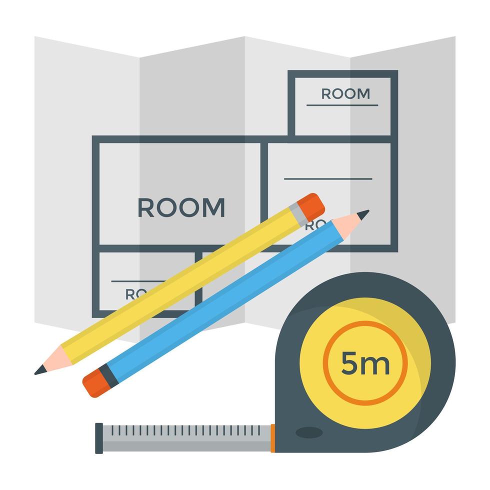 Building Plan Concepts vector