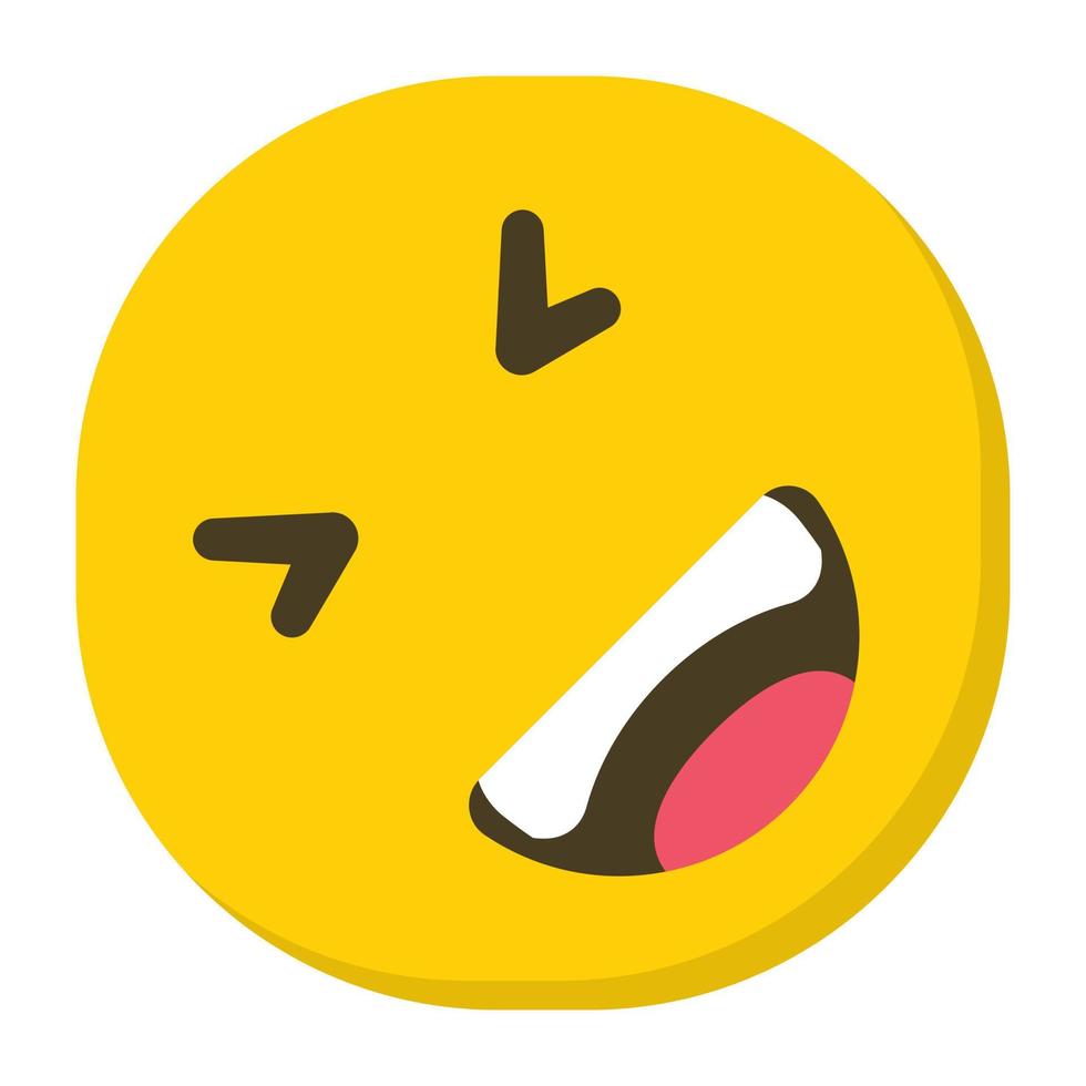 Laughing Emoji Concepts vector