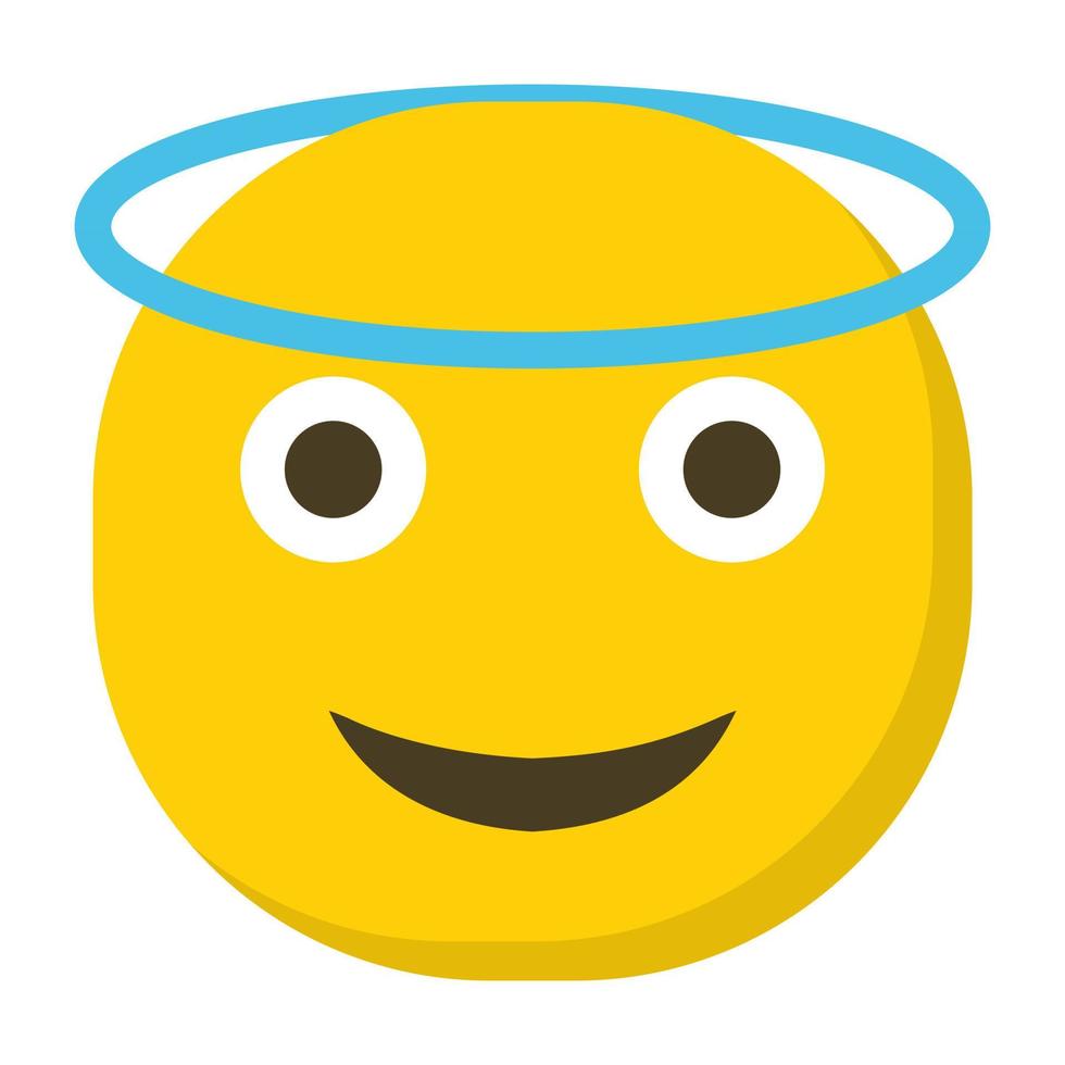 Halo Emoji Concepts vector