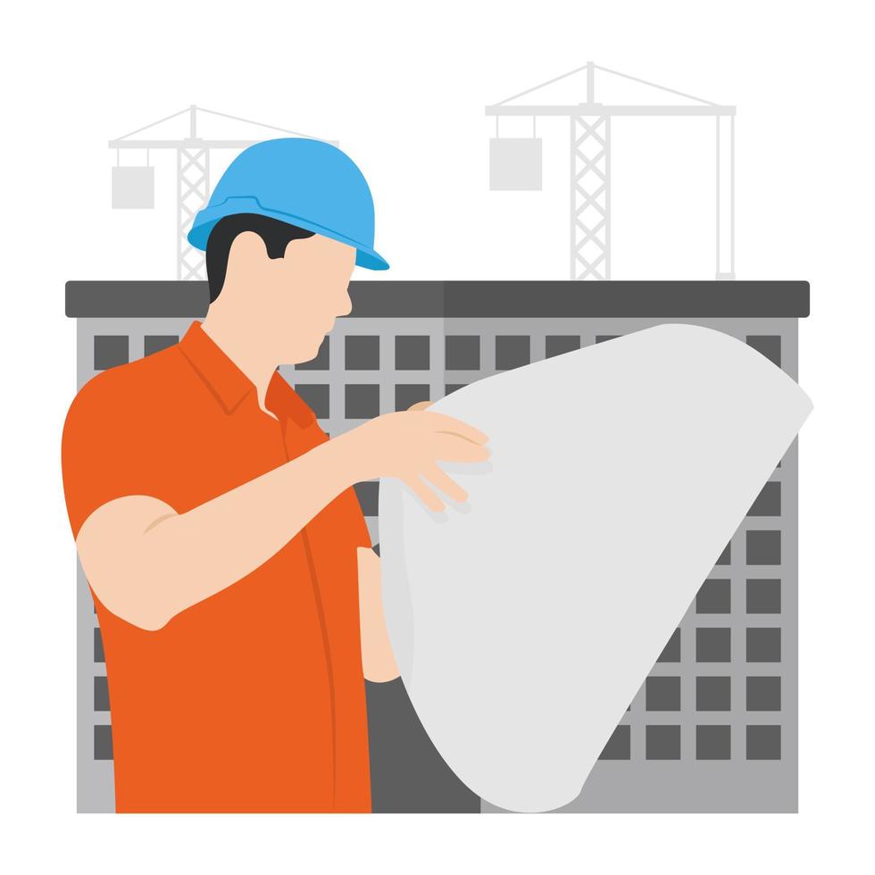 Construction Foreman Concepts vector