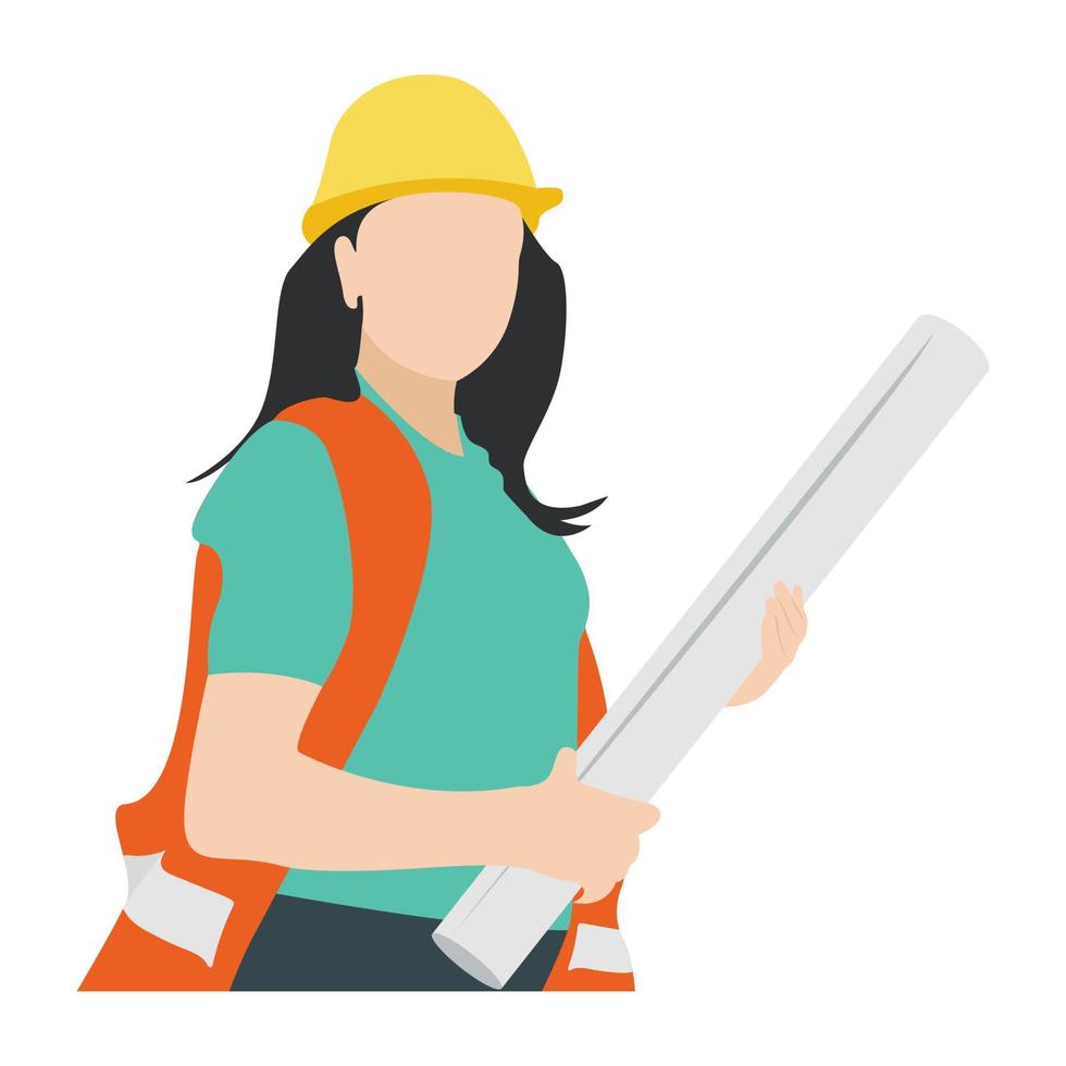 Female Architect Concepts vector