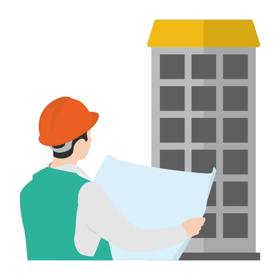 Construction Manager Concepts vector