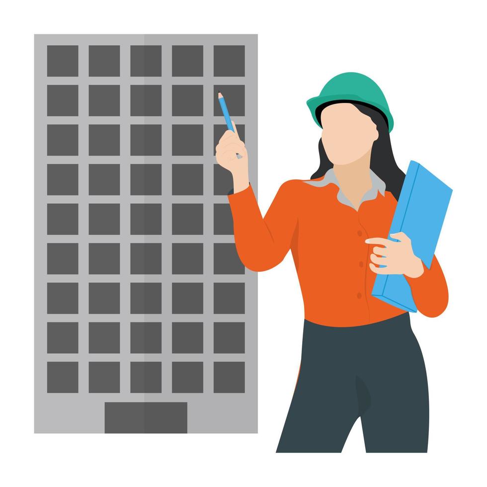 Site Engineer Concepts vector