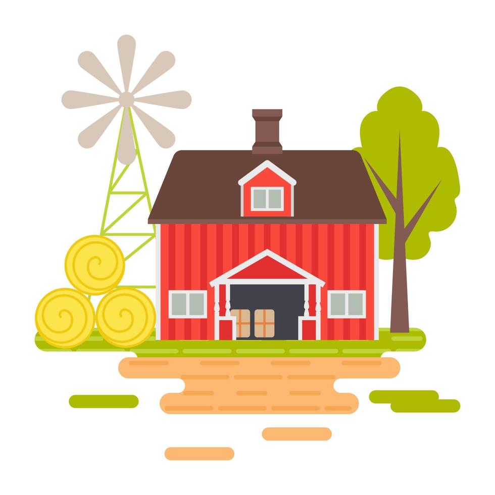 Farm Landscape Concepts vector