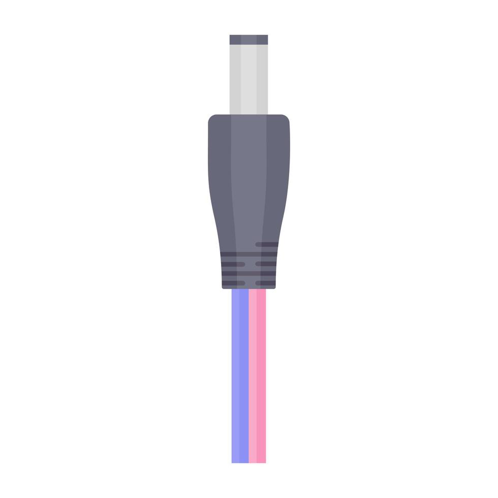 conceptos de cable de computadora portátil vector