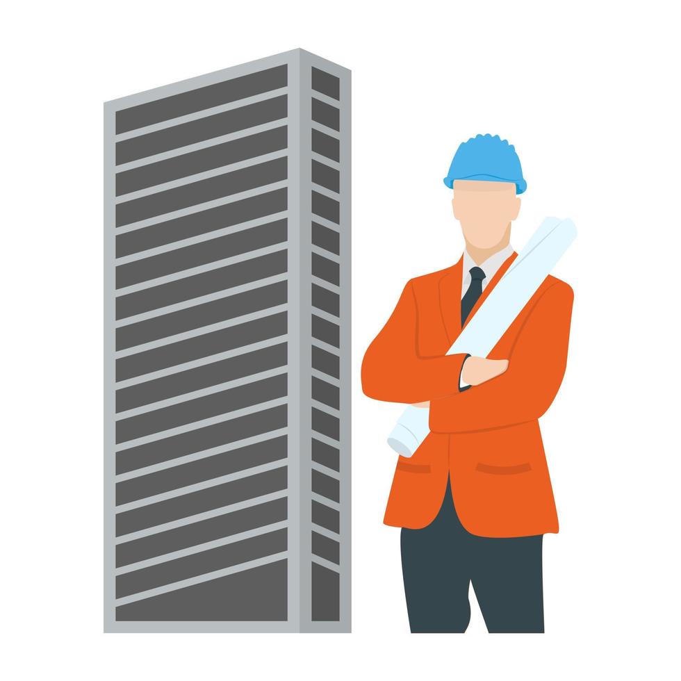 Construction Foreman Concepts vector