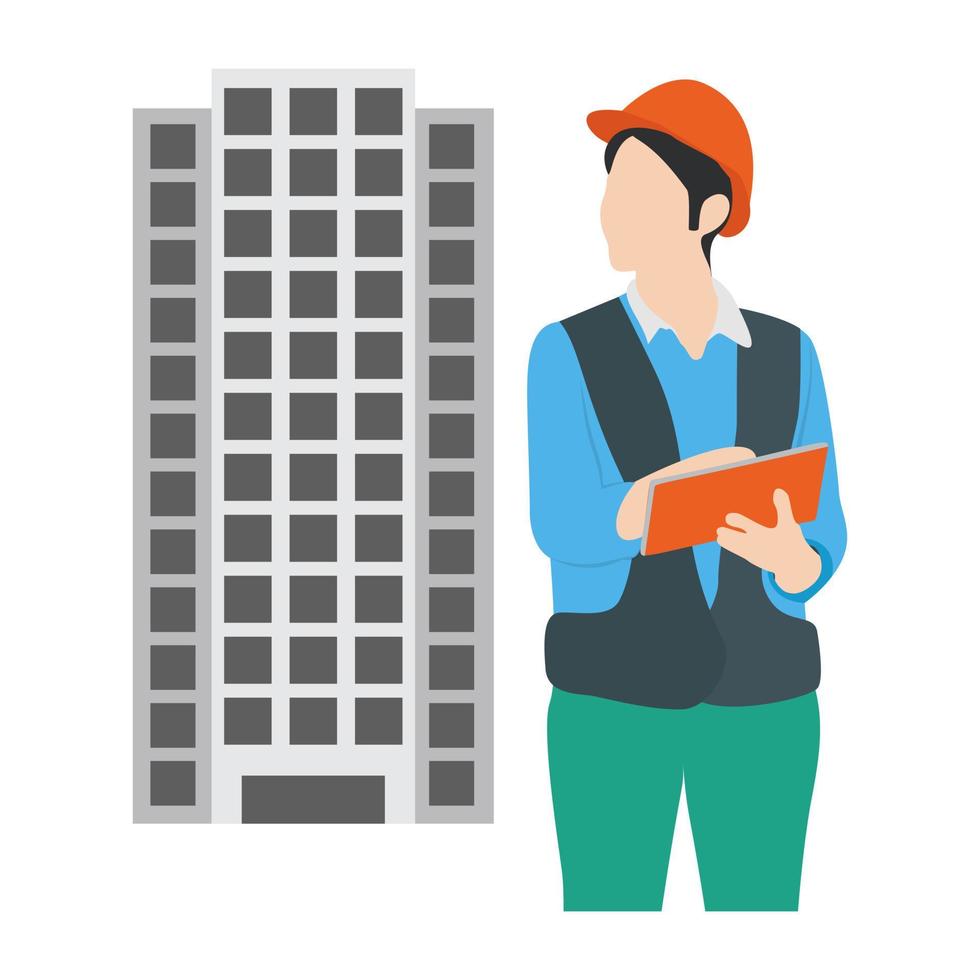 Construction Manager Concepts vector