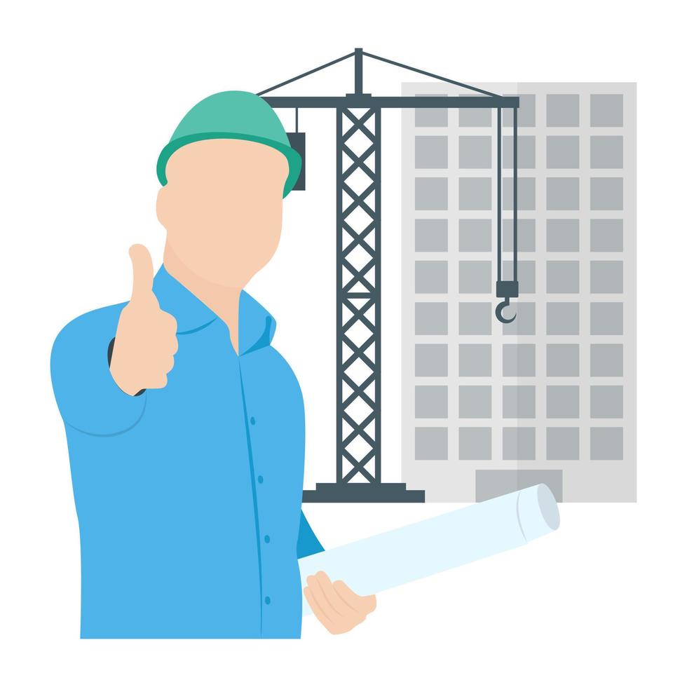 Building Engineer Concepts vector