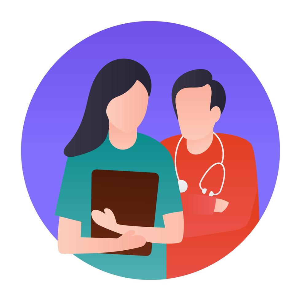 Medical Assistants Concepts vector