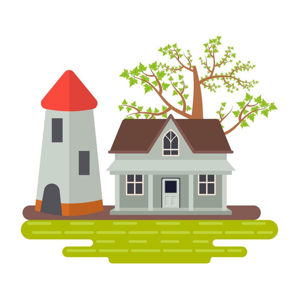 Farm landscape Concepts vector