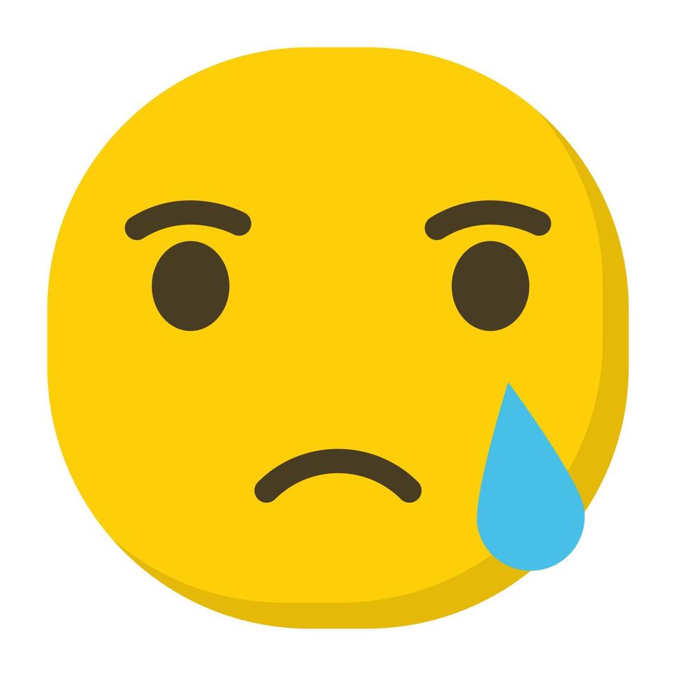 Crying Emoji Concepts vector