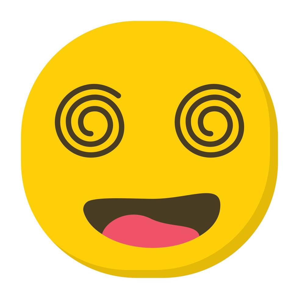 Dizzy Face Concepts vector