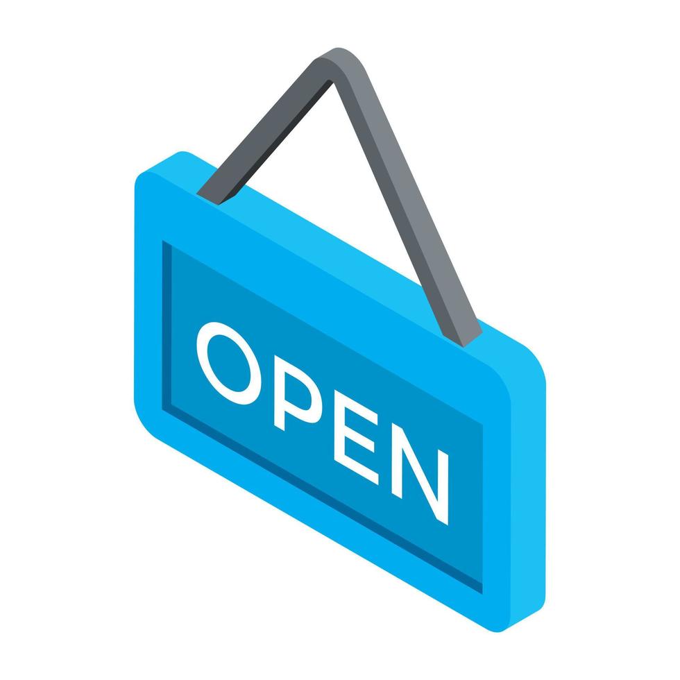 Open Sign Concepts vector