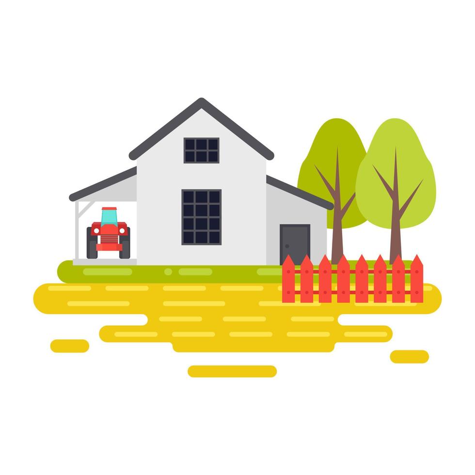 Farm Illustration Concepts vector