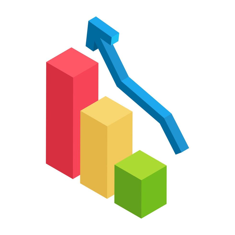 Business Graph Concepts vector