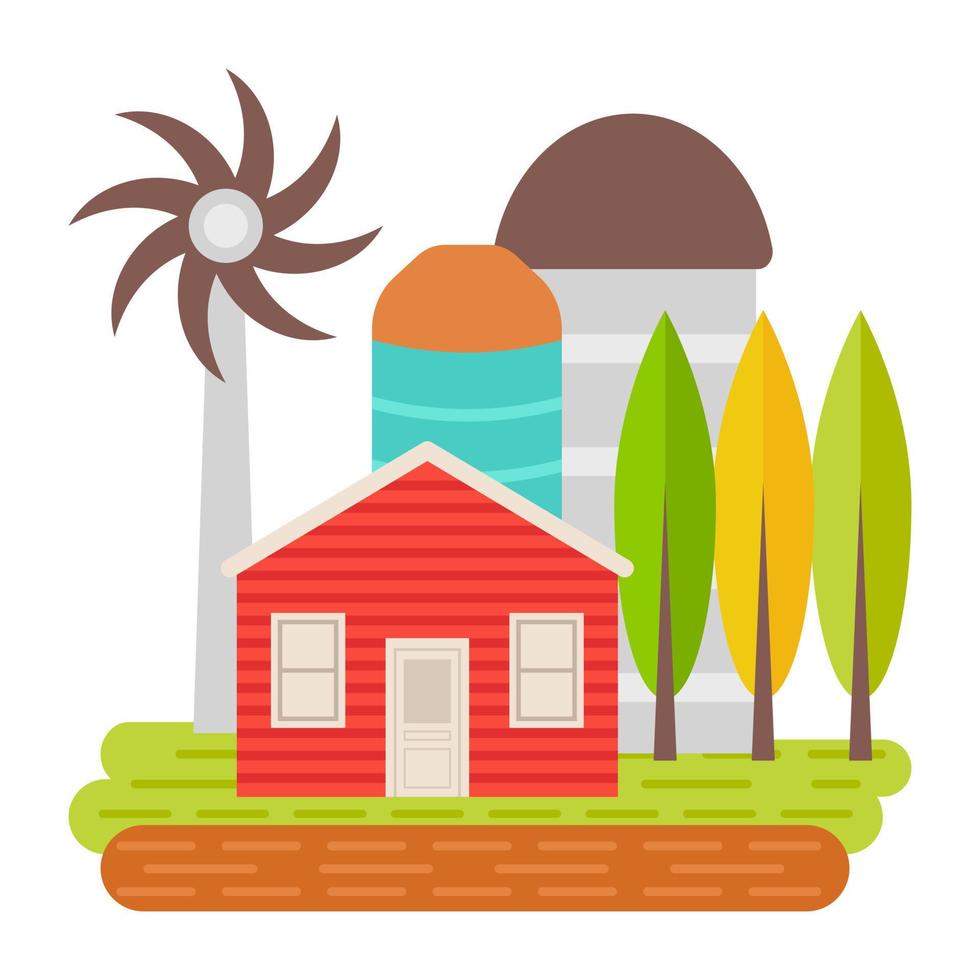 Trendy Farmhouse Concepts vector