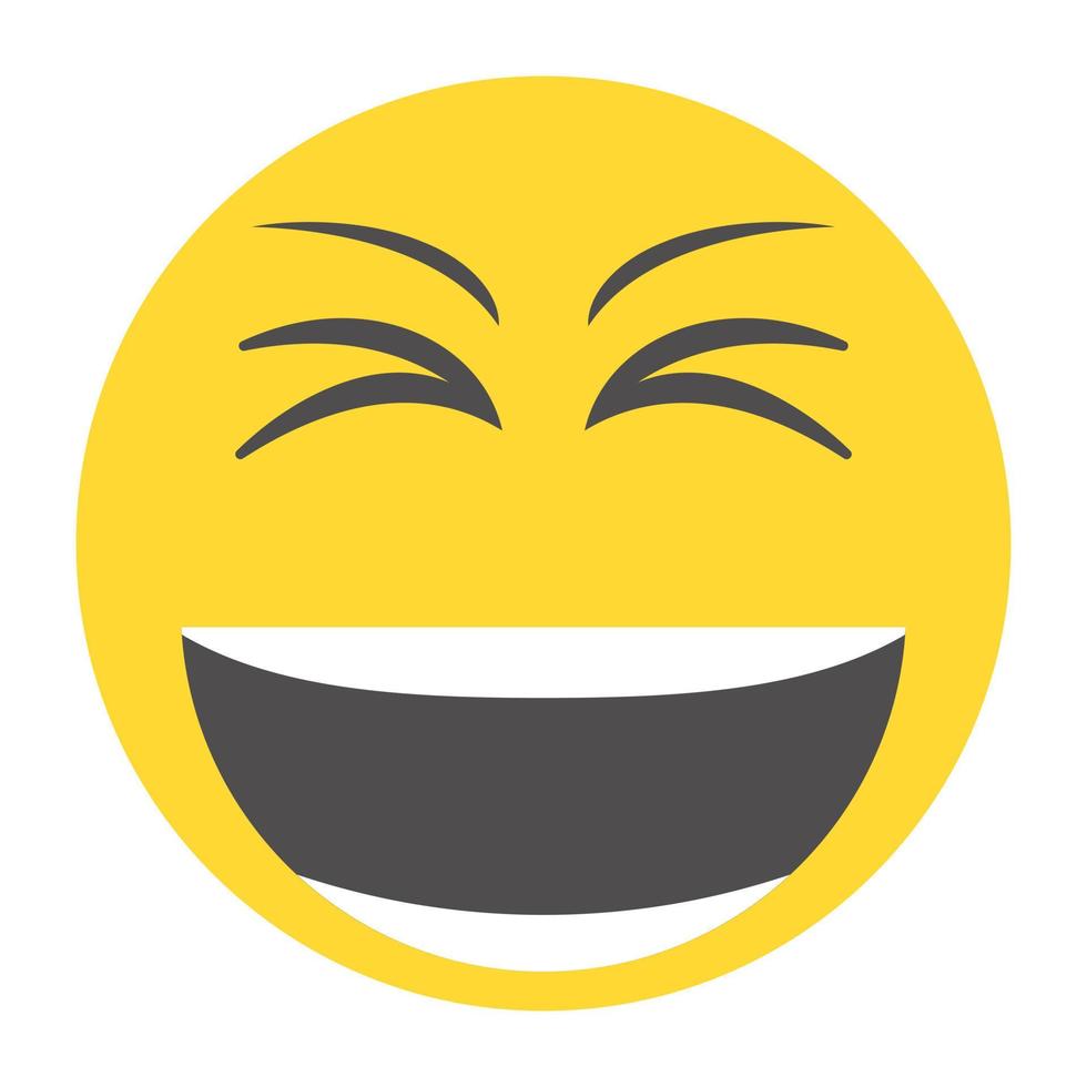 Trendy Laughing Concepts vector