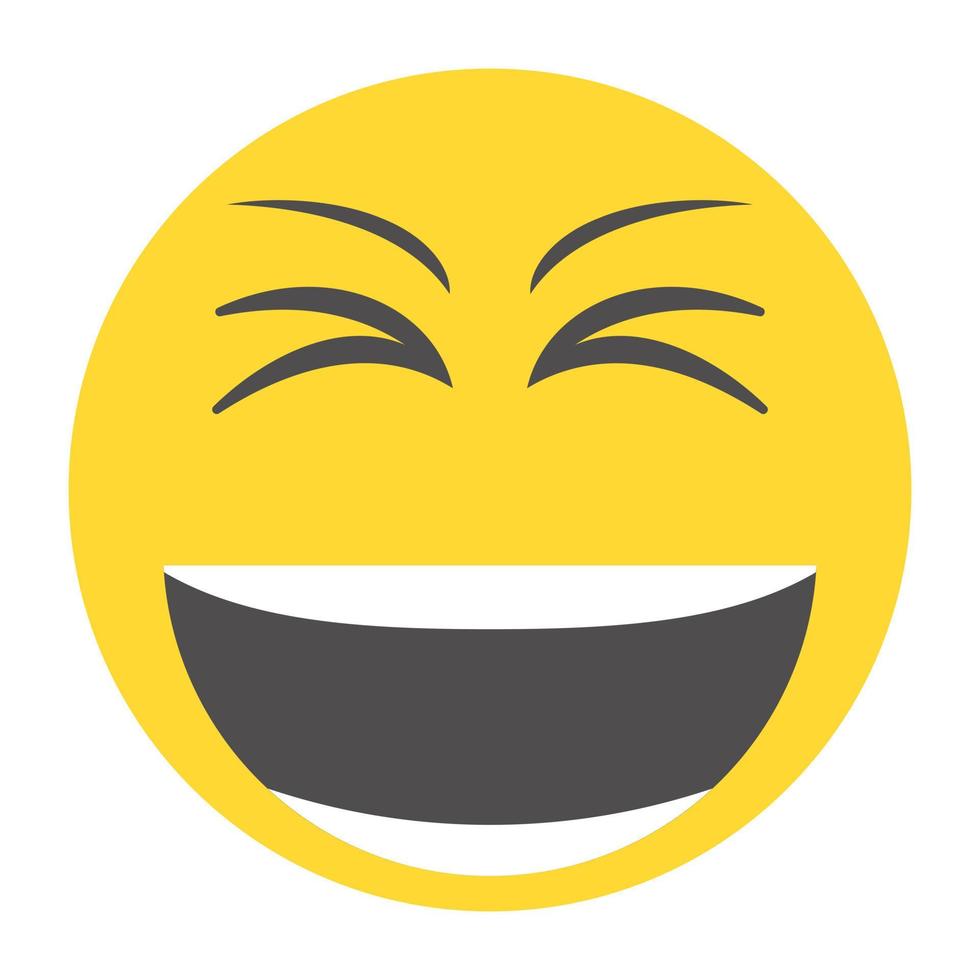 Trendy Laughing Concepts vector