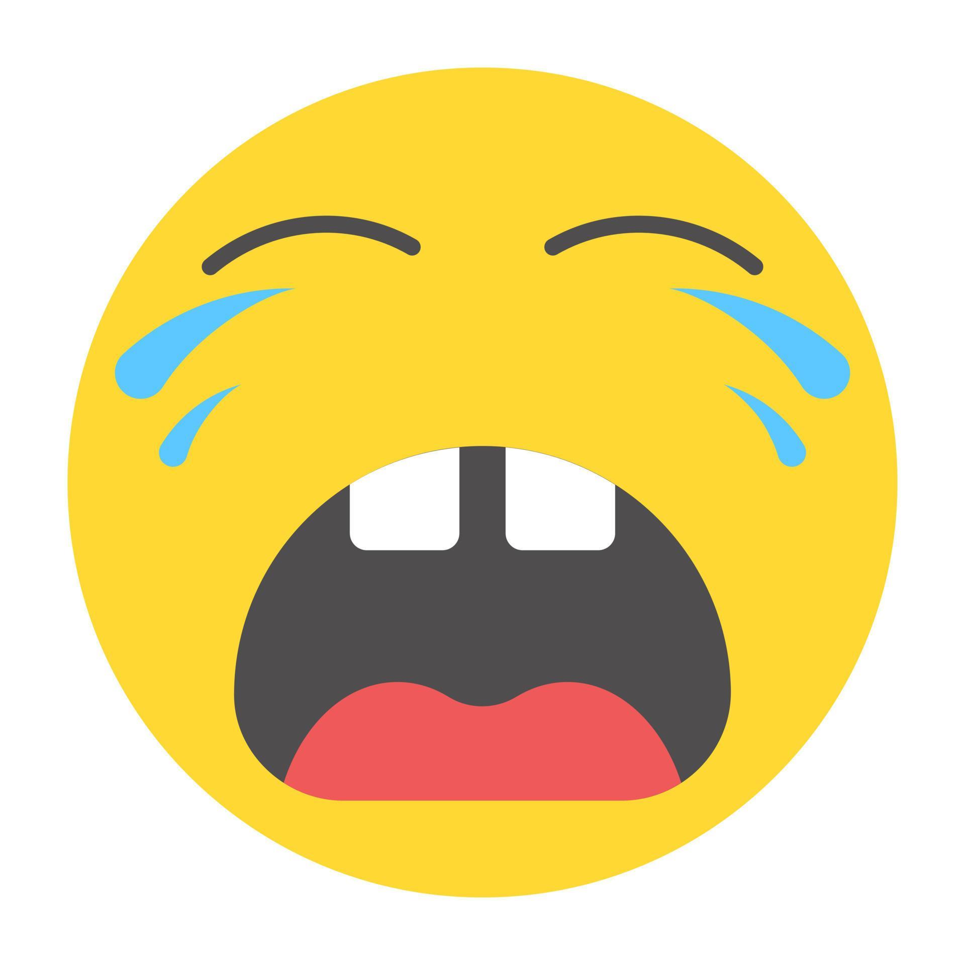 Crying Emoji Concepts 4489856 Vector Art at Vecteezy