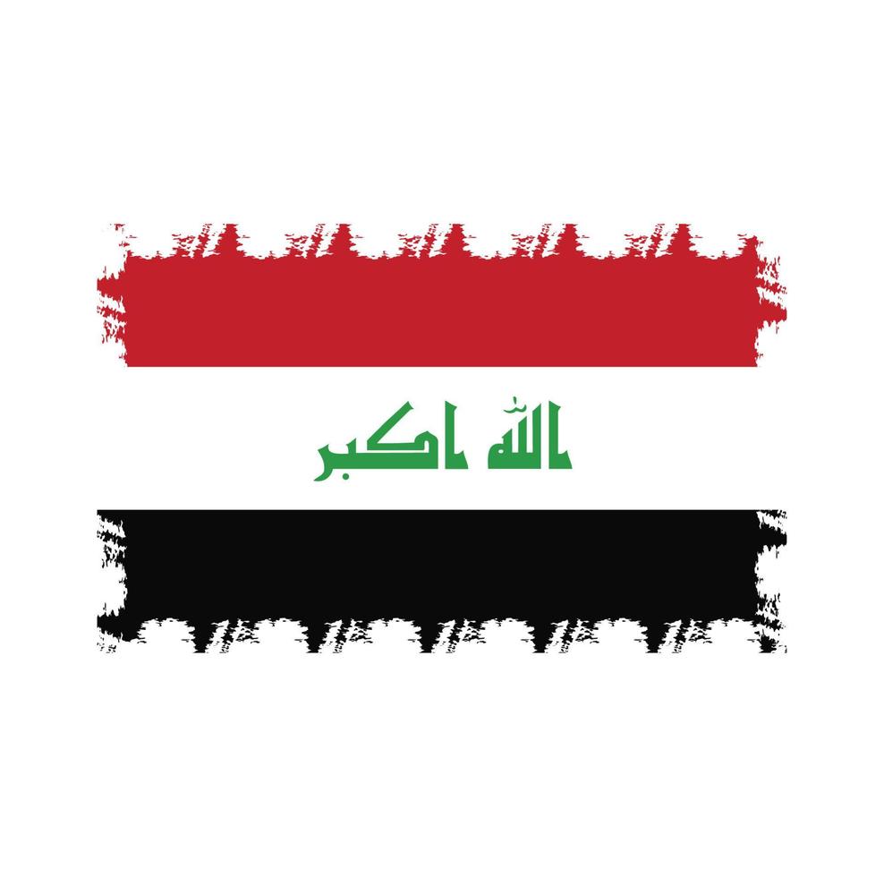 vector de bandera de irak