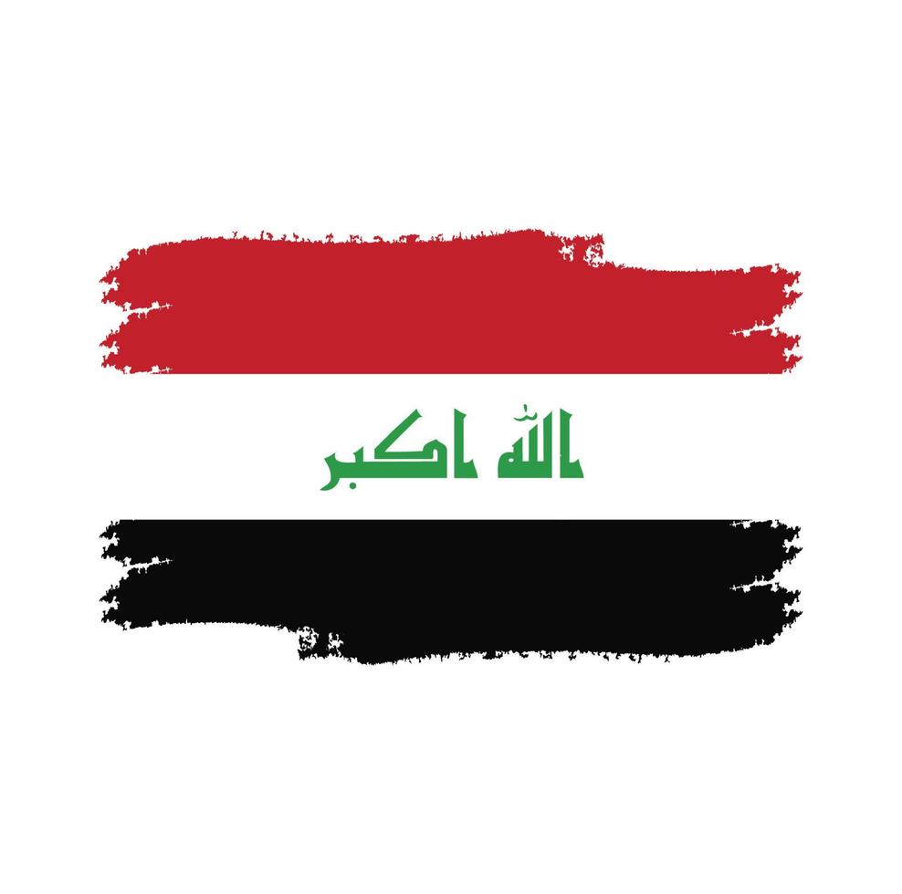 vector de bandera de irak