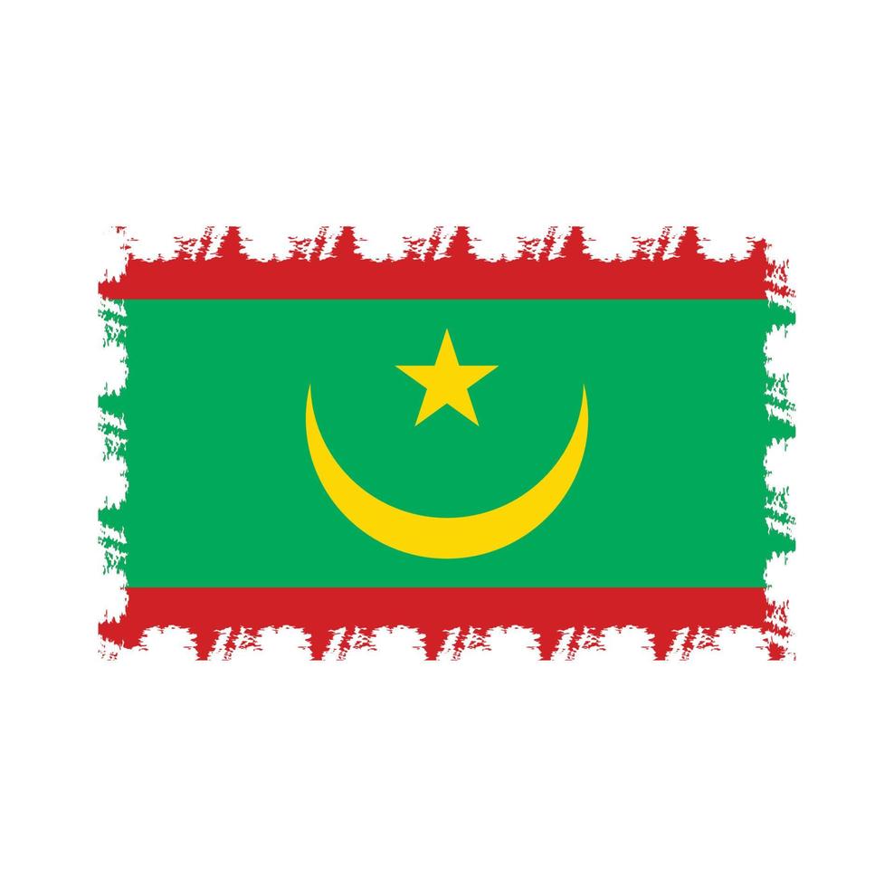 mauritanie carte drapeau jeu d'icônes 7886173 Art vectoriel chez Vecteezy