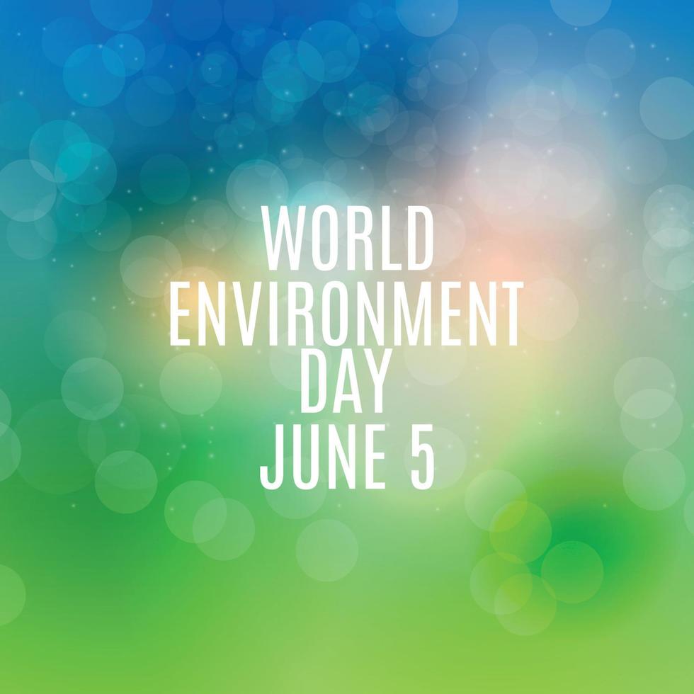 World environment day concept background. Vector Illustration