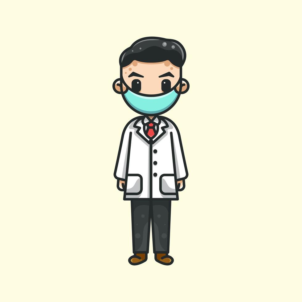 CUTE NURSE FOR CHARACTER, ICON, LOGO, STICKER AND ILLUSTRATION vector