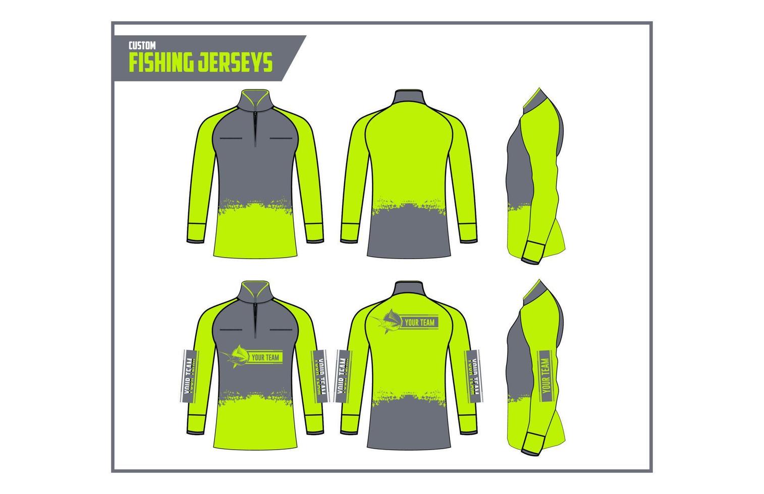 Fishing Jersey Custom Vector ...