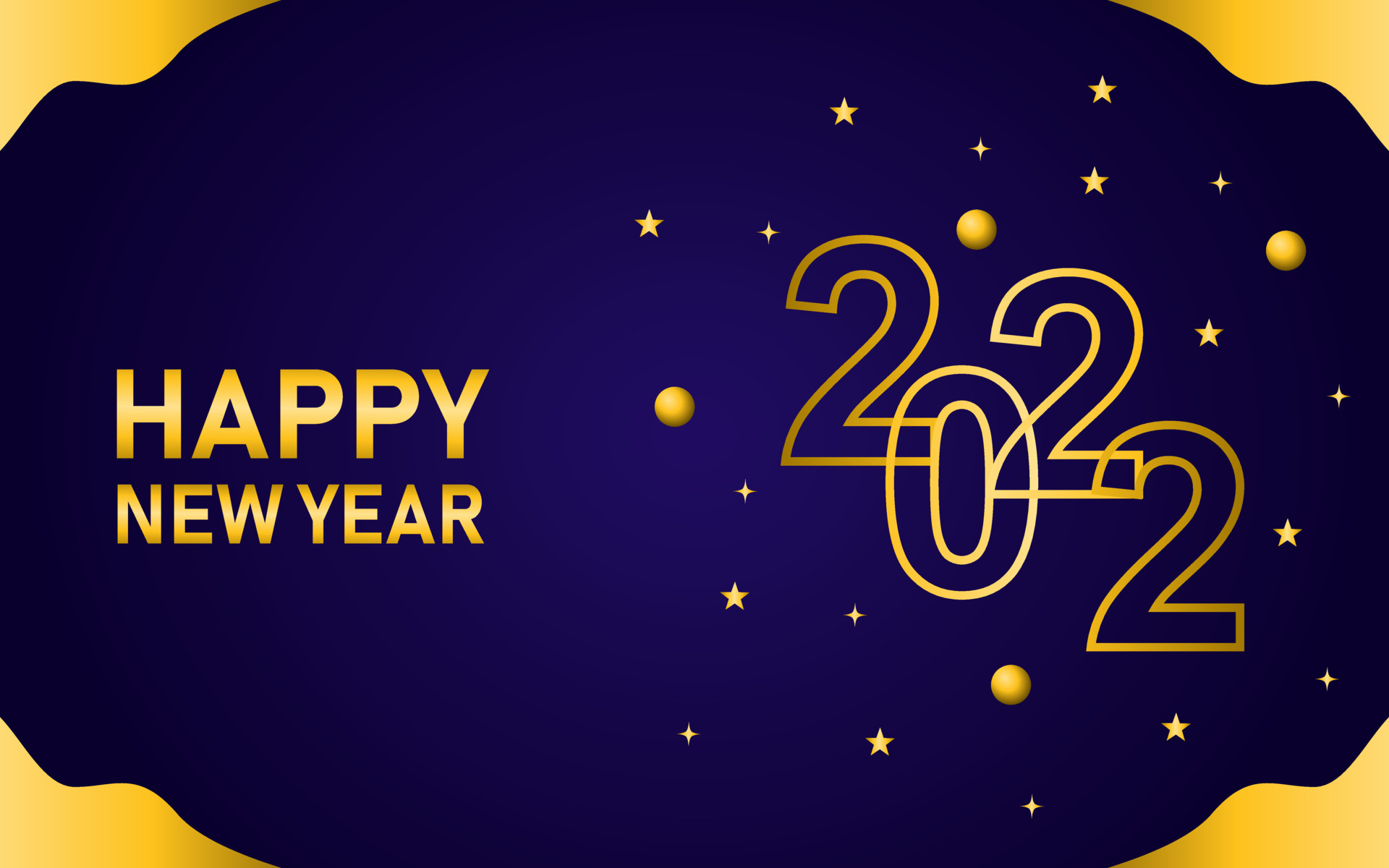 blue color happy new year 2022 background design. designs for banner