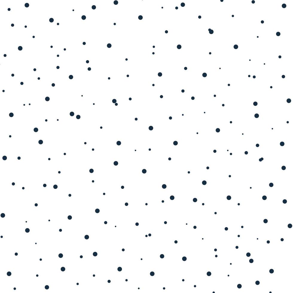 patrón transparente con puntos, lunares, puntos en orden aleatorio. ilustración vectorial vector