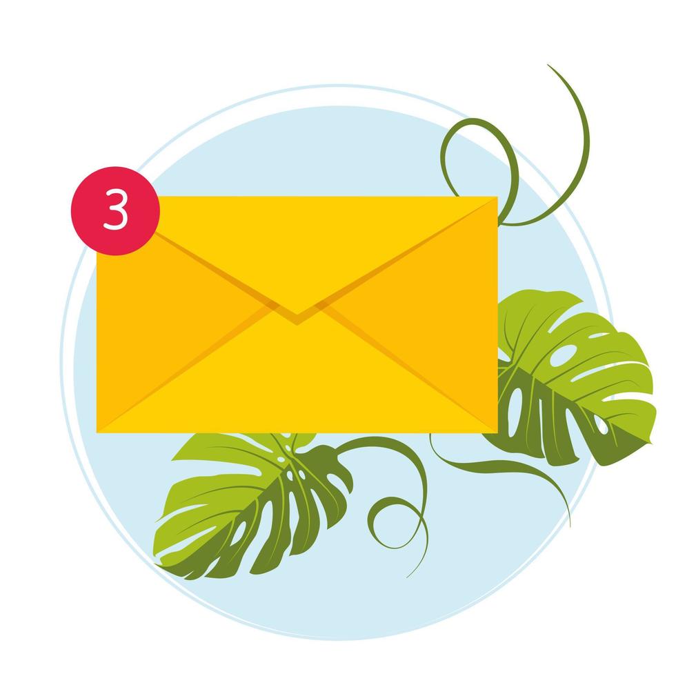 E-mail marketing. Mailbox and envelopes surrounded with notification by icons. Email concept represented by envelope and mailbox icon. Email bombing. Vector illustration