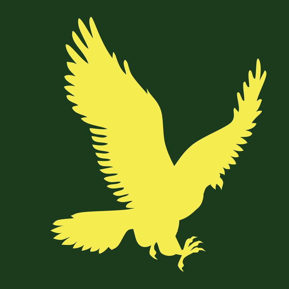 Ilustración de vector de silueta de águila