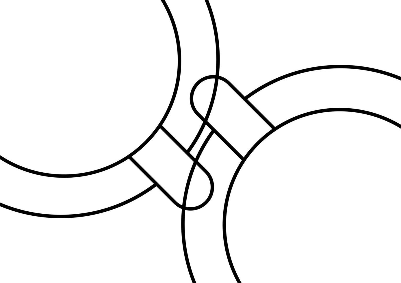 black and white abstract line background vector