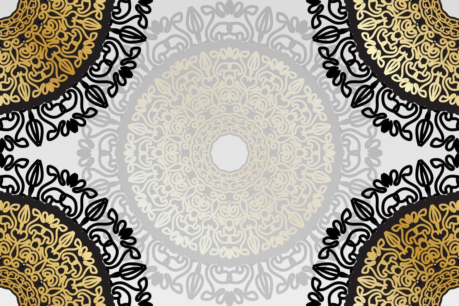 Abstract background with mandala vector