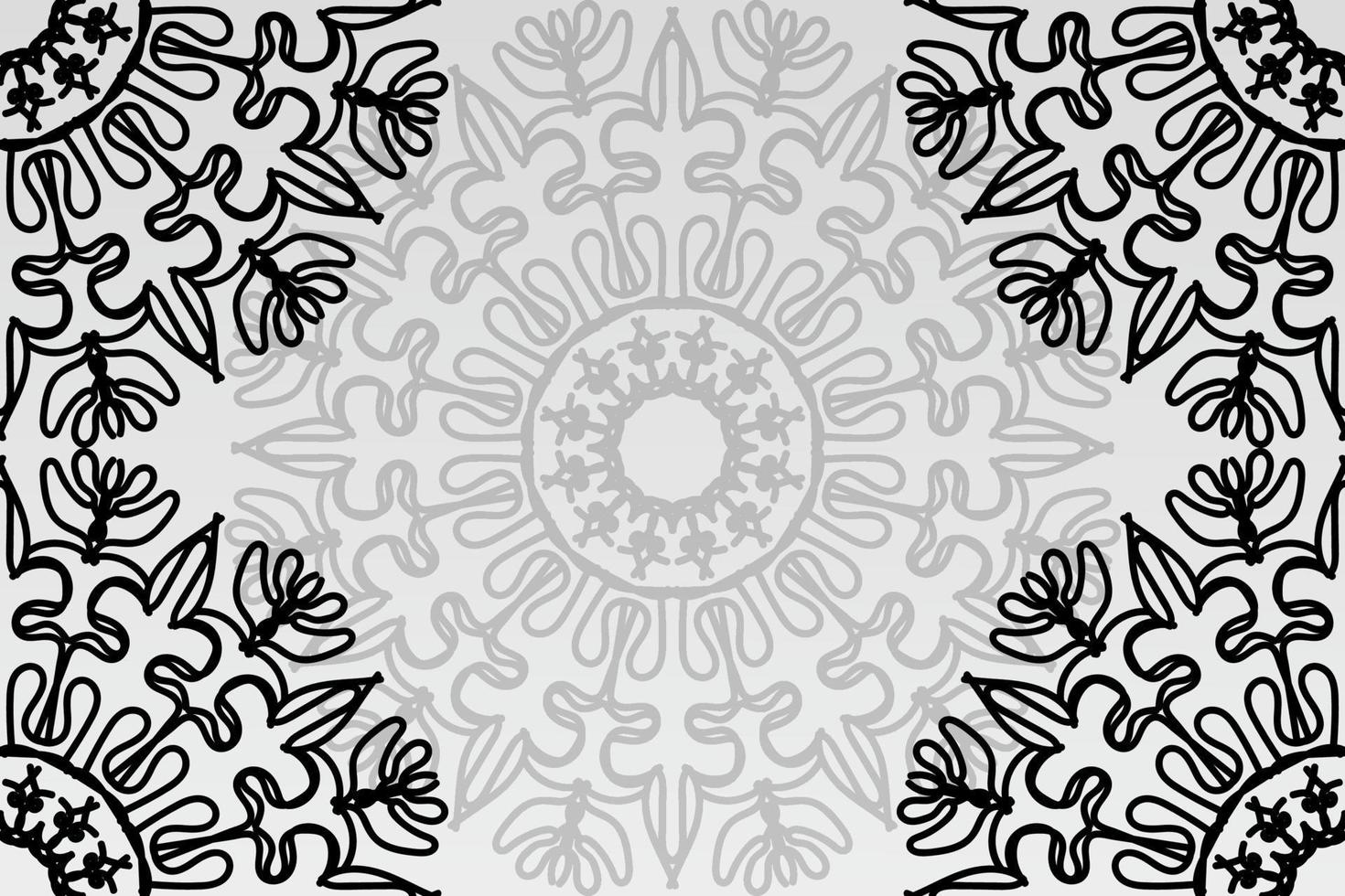 Abstract background with mandala vector