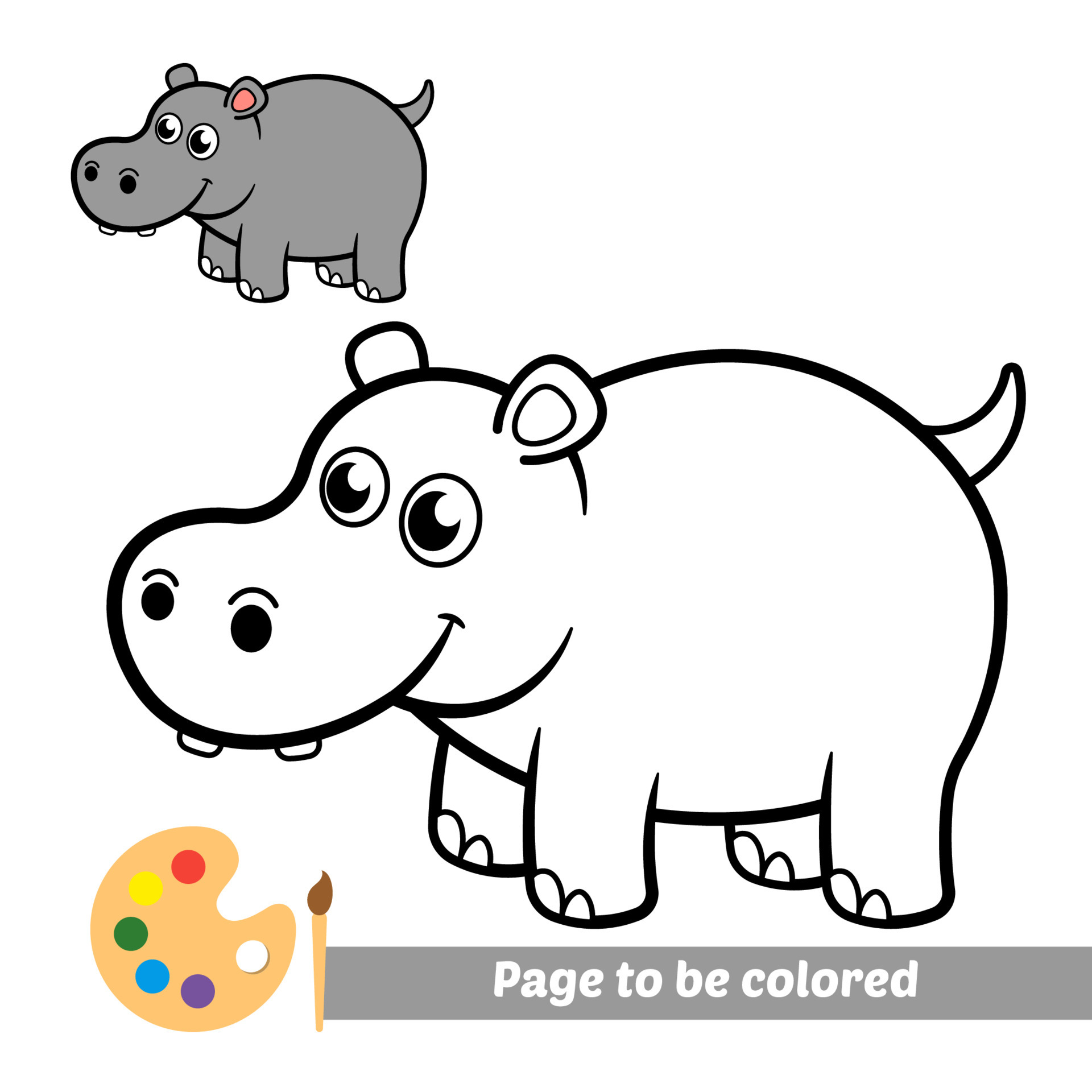 libro para colorear para niños, vector de hipopótamo 4493613 Vector en Vecteezy libro para colorear para niños, vector de hipopótamo 4493613 Vector en Vecteezy