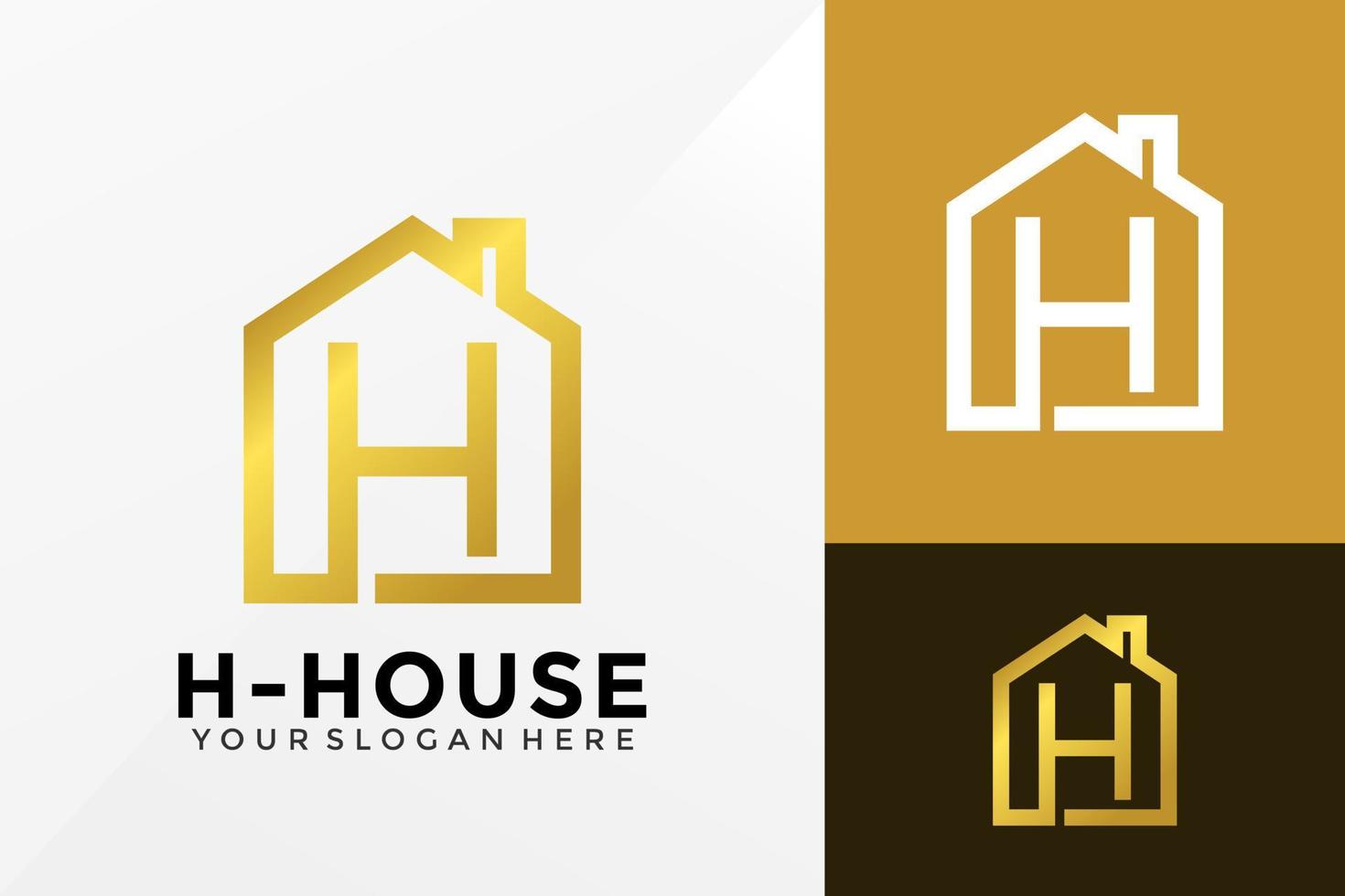 Letter H House Logo Design, Brand Identity logos vector, modern logo ...