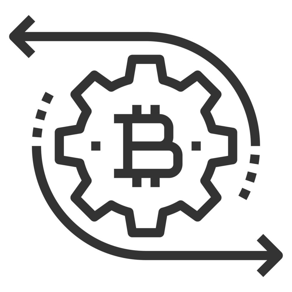FINANCIAL INDUSTRY LINE ICON vector