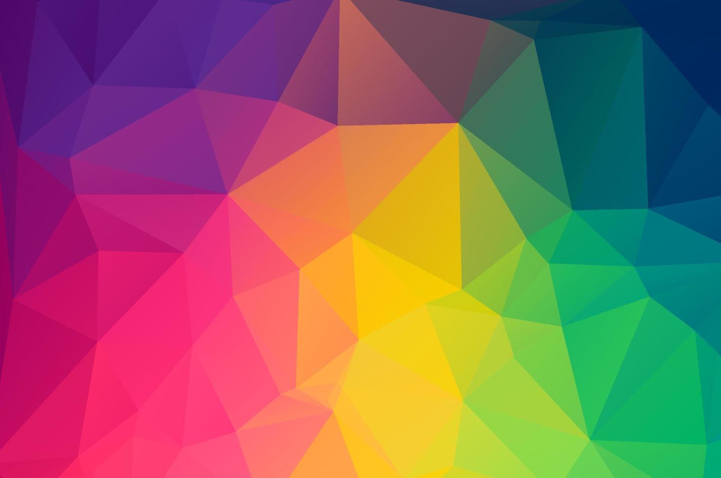 Abstract multicolor low poly crystal background. Polygon design pattern. Low poly vector illustration, low polygon background.