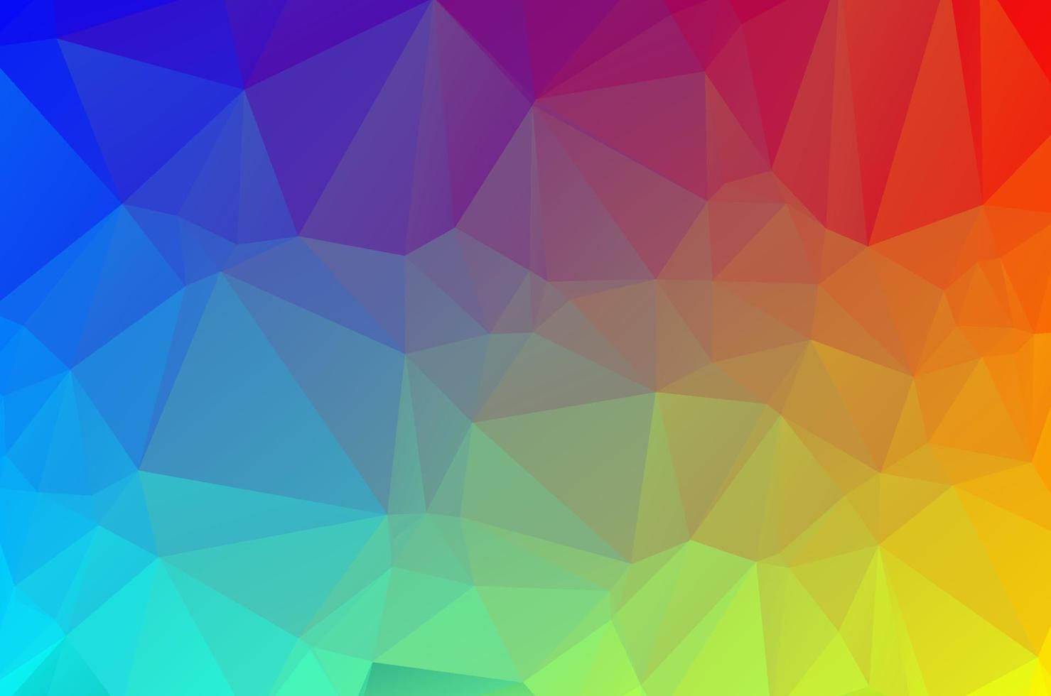 Light colorful Low poly crystal background. Polygon design pattern. Low poly vector illustration, low polygon background.