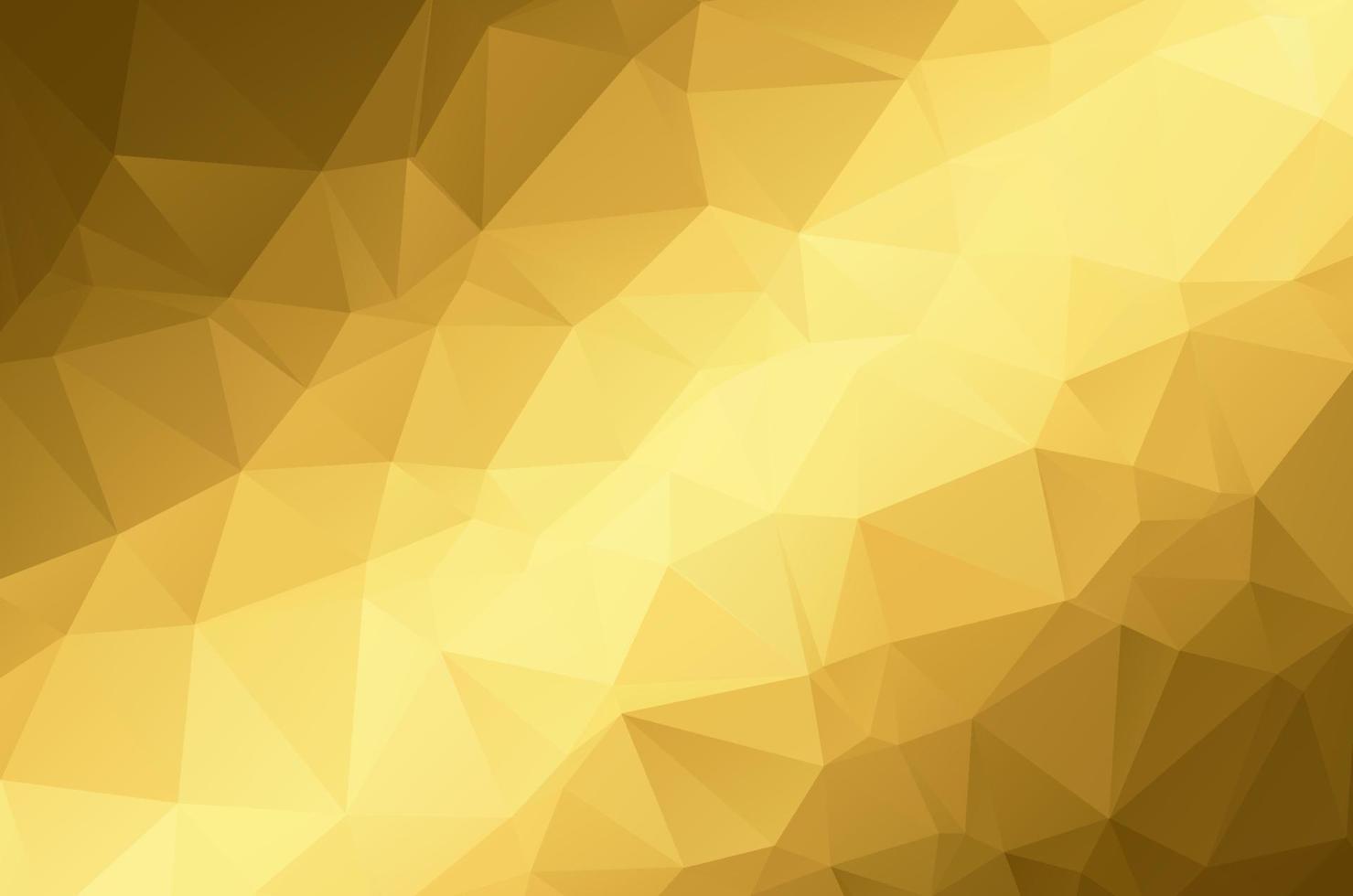 Gold Low poly crystal background. Polygon design pattern. Golden Low poly  vector illustration, low polygon background. 4495547 Vector Art at Vecteezy