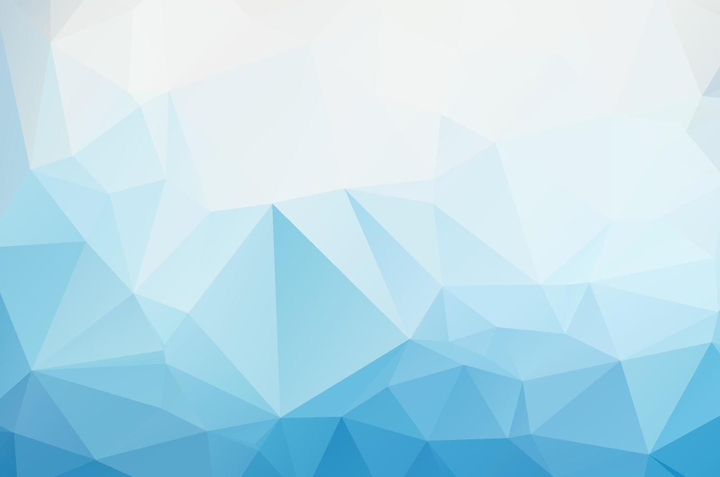 Light soft color blue Low poly crystal background. Polygon design pattern. Low poly vector illustration, low polygon background.