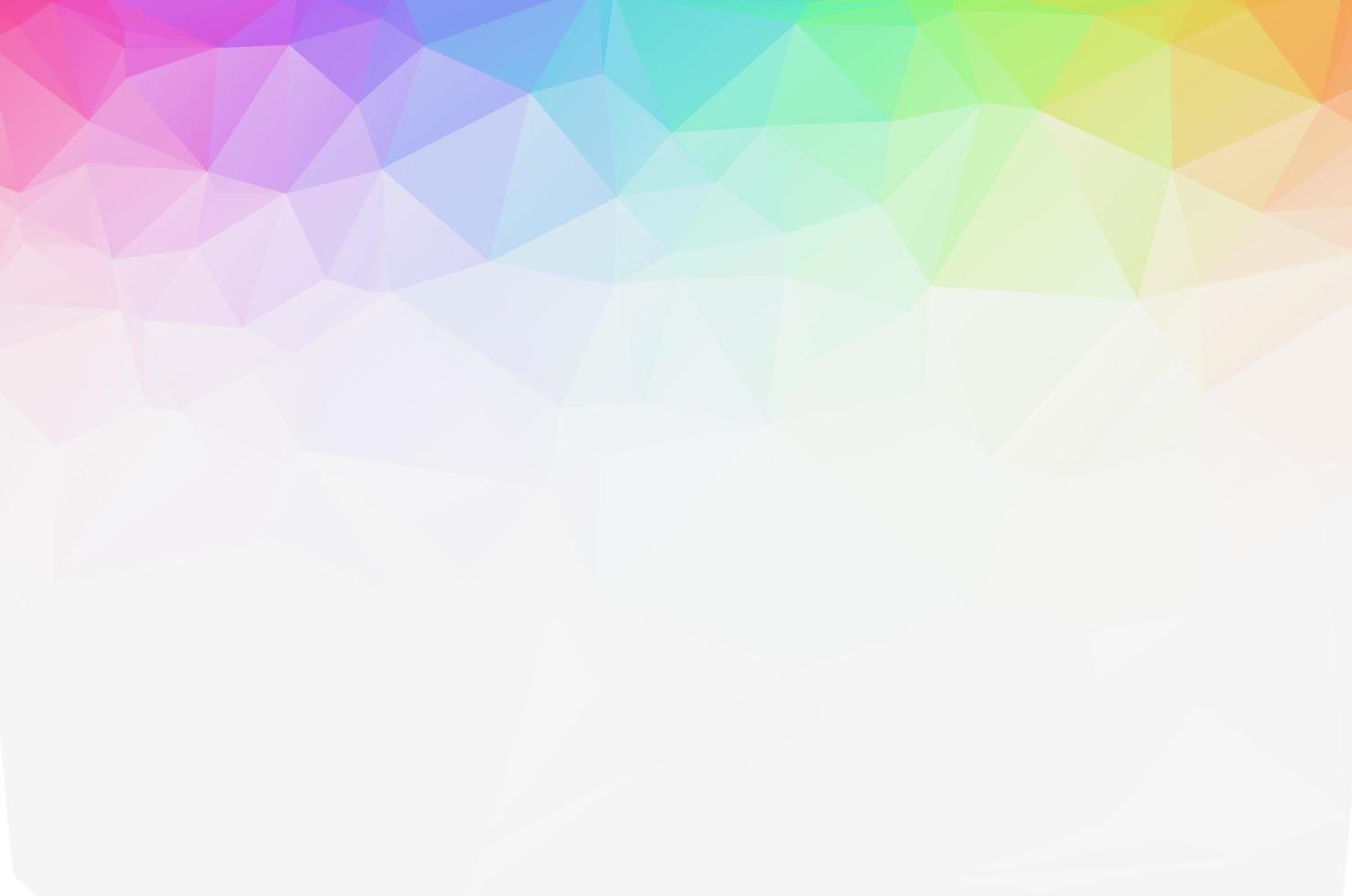 Light colorful Low poly crystal background. Polygon design pattern. Low poly vector illustration, low polygon background.