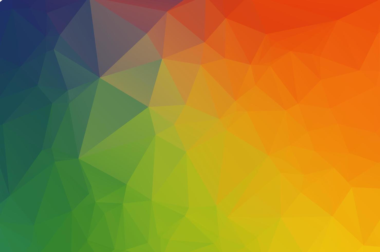 Light colorful Low poly crystal background. Polygon design pattern. Low poly vector illustration, low polygon background.