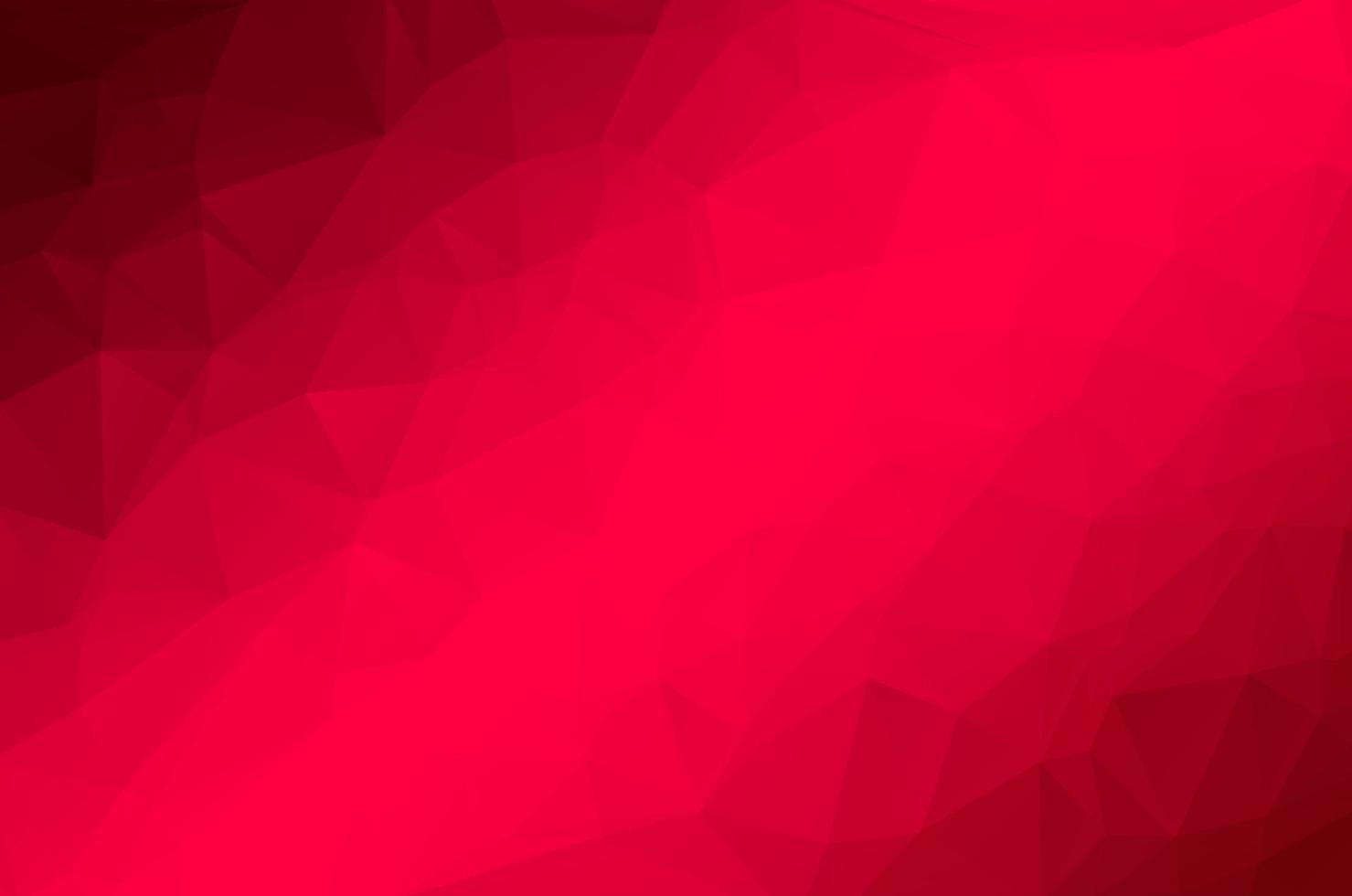 Red Low poly crystal background. Polygon design pattern. environment green Low poly vector illustration, low polygon background.